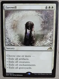 Farewell - Kamigawa: Neon Dynasty (NEO) #013 - Rare Regular - NM - MTG - Fr Ship - Image 1