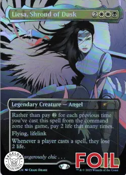 MTG Liesa, Shroud of Dusk (Rainbow Foil) (1961) | NM Foil | Secret Lair {SLD} - Image 1