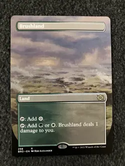 Magic The Gathering MTG - Brushland (Borderless) - The Brothers' War - Image 1
