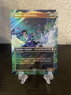 MTG Avatar The Last Airbender Katara The Fearless 0305 Borderless Foil NM - Image 1