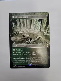 MTG - Hushwood Verge (Borderless) DSK Regular Rare #0332 - Image 1
