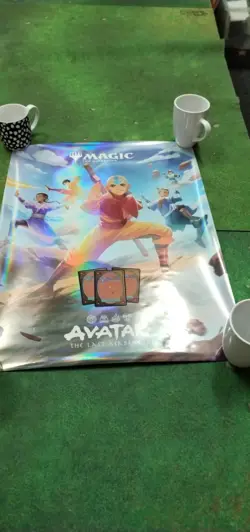 Magic the Gathering Foil Promotional Poster Avatar the Last Airbender MtG - Image 2