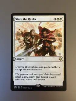 SLASH THE RANKS COMMANDER LEGENDS NM MTG Magic The Gathering - Image 1