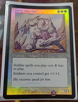 MTG Magic the Gathering FOIL - DARU WARCHIEF - Scourge NM - Image 1