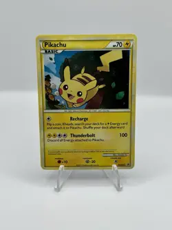 Pokemon TCG Pikachu Holo HGSS03 Black Star Promo - Image 1