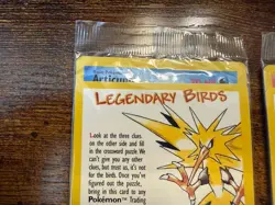 Sealed Set of 3 Pokemon Movie Promo Legendary Birds Moltres Zapdos Articuno - Image 2