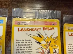 Sealed Set of 3 Pokemon Movie Promo Legendary Birds Moltres Zapdos Articuno - Image 3