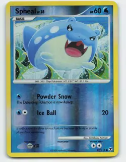 2009 Pokemon, Rising Rivals, #82/111 Spheal, Reverse Holo Common - Image 1