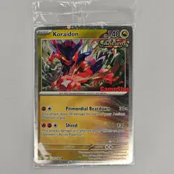 SEALED HOLO KORAIDON 119/162 TEMPORAL FORCES GAMESTOP STAMPED PROMO NM POKEMON - Image 1