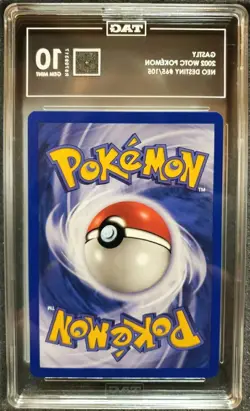 2002 Pokemon Gastly Neo Destiny - Unlimited 65/105 TAG 10 Gem Mint Rare - Image 3
