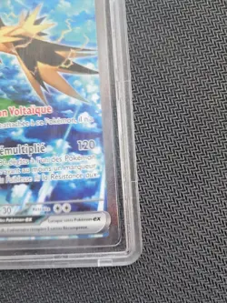 Carte Pokemon Electhor EX FULL ART 202/165 PCA 9.5 Pokemon 151 / 2023 OPAQUE - Image 4