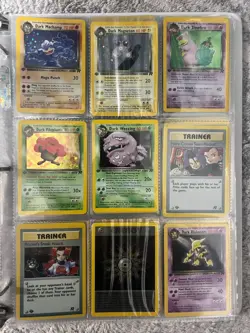 Pokemon Team Rocket Complete Set 83/82 1st Edition RARE NM to LP Condition - Image 3