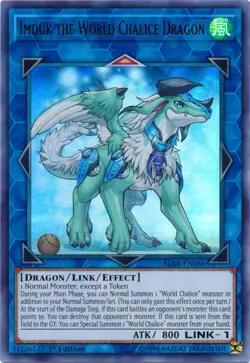 Yugioh! Imduk the World Chalice Dragon - BLRR-EN086 - Ultra Rare - 1st Edition N - Image 1