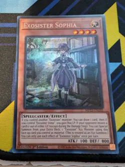 Yugioh: Exosister Sophia - MP23-EN255 - Prismatic Secret Rare - Near Mint - Image 1