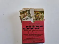 CARTE DA GIOCO VENTIQUATTRO FIGURINE VINTAGE ORIGINAL PLAYING CARD NEW - Image 3