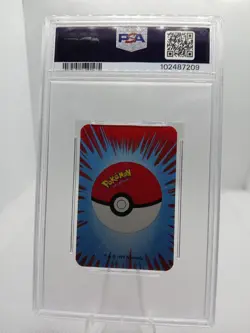 1999 BICYCLE MINI POKEMON GENGAR PSA 9 MINT NINTENDO RED 4 OF SPADES CARD GAME - Image 3