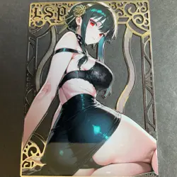 Goddess Story Gold METAL Card - Serial Number #007/200! - Anime Bikini Yor Spy - Image 1