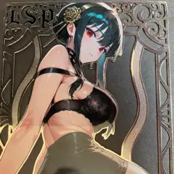 Goddess Story Gold METAL Card - Serial Number #007/200! - Anime Bikini Yor Spy - Image 2