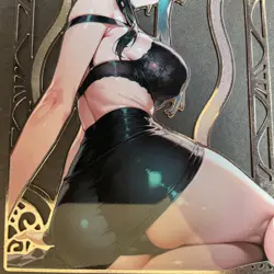 Goddess Story Gold METAL Card - Serial Number #007/200! - Anime Bikini Yor Spy - Image 3