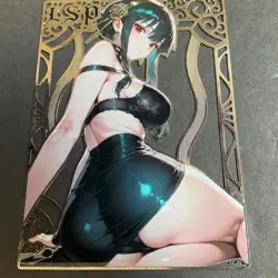 Goddess Story Gold METAL Card - Serial Number #007/200! - Anime Bikini Yor Spy - Image 4