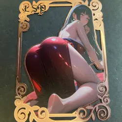 Goddess Story Gold METAL Card - Maiden Party - Serial Number #/200! Hinata Anime - Image 1