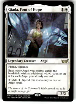 MTG Magic the Gathering Giada, Font of Hope (14/547) Streets of New Capenna NM - Image 1