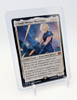 MTG - Cloud, Midgar Mercenary - Mythic Regular #10 - Final Fantasy NM - Image 1