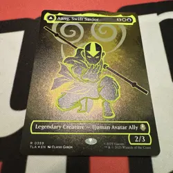 Aang, Swift Savior (Borderless) (Neon Ink Foil) Avatar: The Last Airbender Foil - Image 2