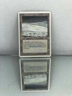 Tundra MTG Revised (3rd Edition) Dual Land 1994 Magic The Gathering - Image 3
