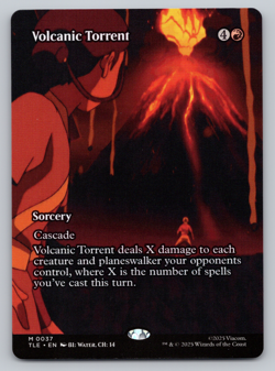 Volcanic Torrent Borderless- MTG Avatar: The Last Airbender TLA - Image 1