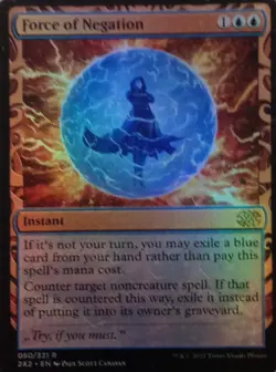 Double Masters 2022 Force of Negation Foil - Image 1