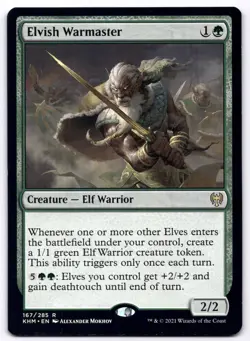 MTG Elvish Warmaster - Kaldheim | NM - Image 1