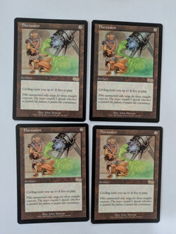 4 Fluctuator Urza's Saga MTG NM Free shipping with tracking - Image 1
