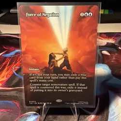 MTG Avatar: The Last Airbender Force of Negation (Borderless) 13 Regular - Image 1