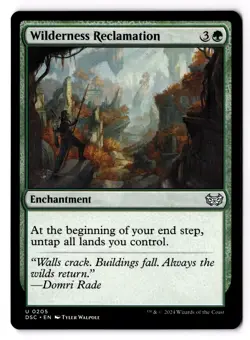 Wilderness Reclamation 205 Commander: Duskmourn: House of Horror NM - Image 1