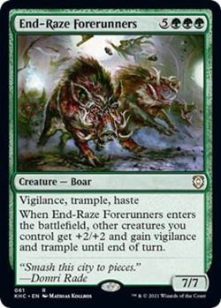 MTG magic 1x End-Raze Forerunners (M/NM) Commander Kaldheim - Image 1