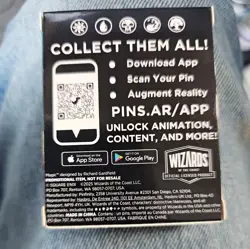 MAGIC FINAL FANTASY CHOCOBO PINFINITY AR-ENHANCED COLLECTIBLE PIN PROMO - Image 2