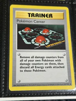 Pokemon Center Uncommon Base Set (Shadowless) 085/102 MP - Image 1
