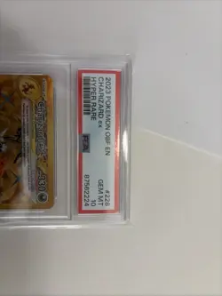 2023 Pokemon Charizard EX Obsidian Flames Holo Hyper Rare Card 228/197 PSA 10 - Image 2