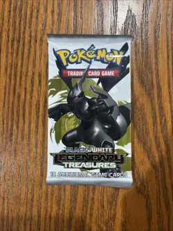 Pokemon Black & White Legendary Treasures Booster Pack NEW Sealed Zekrom Art - Image 1