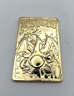 1999 Pokemon Gold Plated Charizard Metal Card - Burger King Promo - Vintage - Image 3