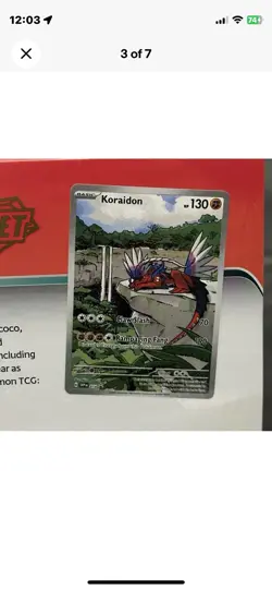 Pokemon TCG Elite Trainer Box Scarlet & Violet ETB Koraidon Version - New Sealed 820650853418 - Image 2