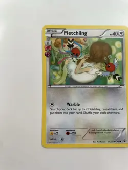 Pokemon TCG Fletchling Card RC25/RC32 Generations Radiant Collection NM - Image 3