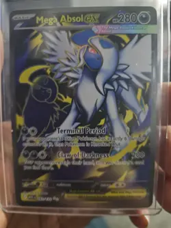 Mega Absol ex Full Art Ultra Rare 161/132 Pokemon Mega Evolution English NM - Image 1