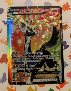 Pokemon TCG Xerneas EX 146/146 XY Holo Full Art English 2014 - Image 1