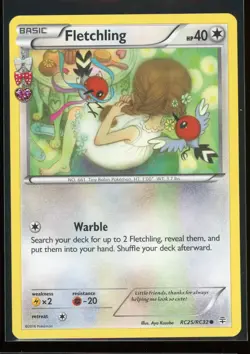 Fletchling RC25/RC32 Generations Radiant Collection 2016 Common Pokemon TCG - Image 1