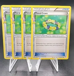 4x Floral Crown RC26 XY Generations Supporter Pokemon Playset Radiant Collection - Image 1