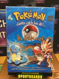 Pokemon TCG Blackout Theme Deck Sealed - (Nintendo Wizards of The Coast 1999) 742818060585 - Image 1