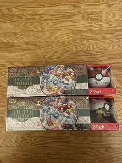 Pokemon 2025 Holiday Advent Calendar Costco Bundle Costco - PokeBall Sealed New - Image 2