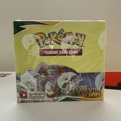 Factory Sealed Pokemon Sword & Shield Evolving Skies Booster Box CASE FRESH - Image 1